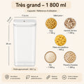Boîte de rangement hermétique