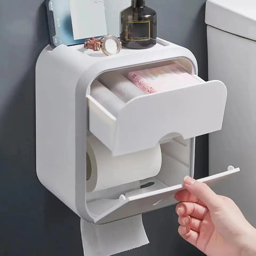 Boîte de rangement murale étanche pour salle de bain