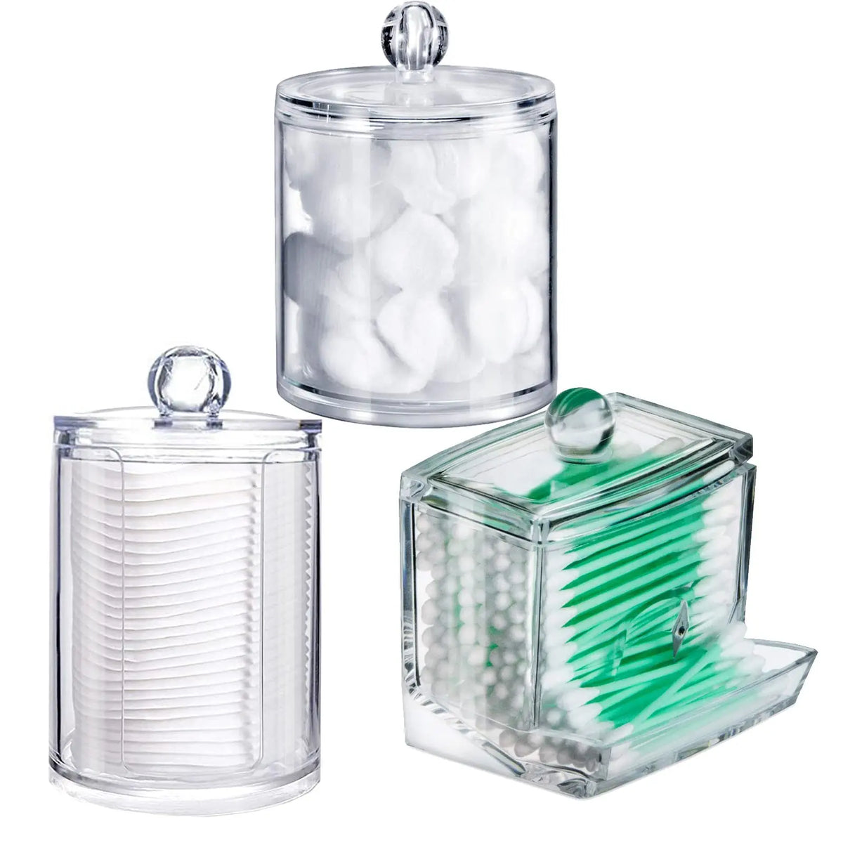 Set d'organisateurs de salle de bain en bambou (3 pièces)