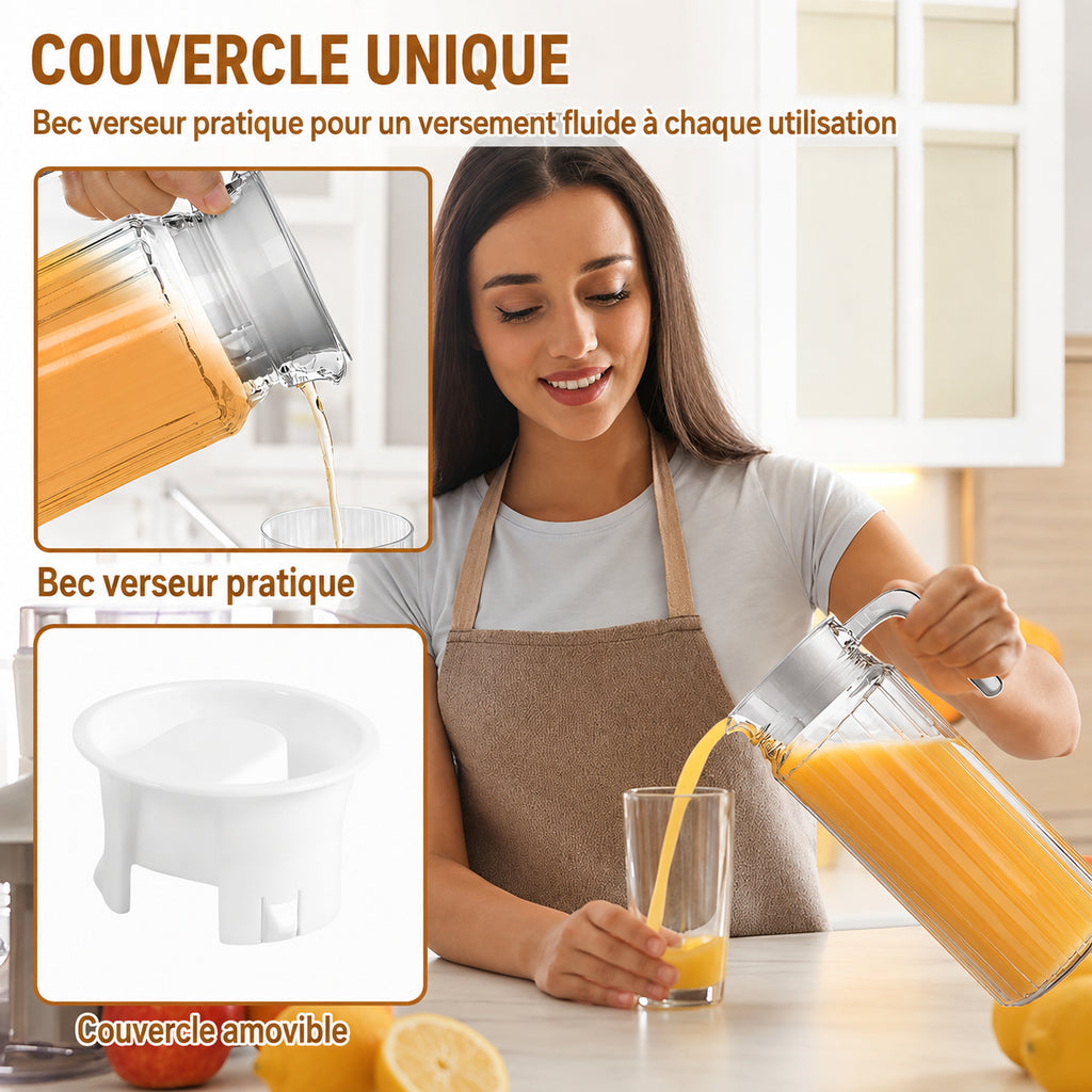 Pichet Hermétique Côtelé (Lot de 2)