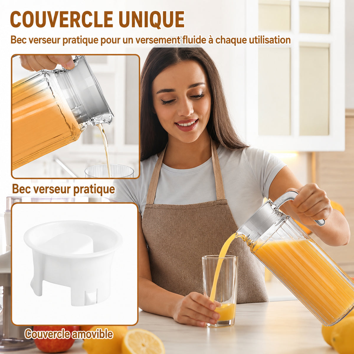 Pichet Hermétique Côtelé (Lot de 2)